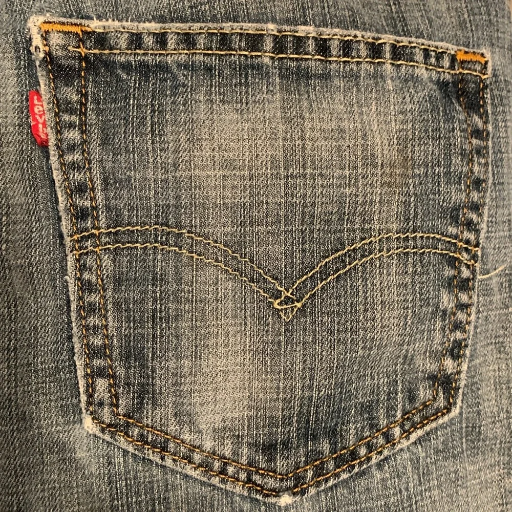 Levi’s 505 Denim Jeans 34 X 30, Red Tag, Button & Zip, See Pics & Description - Picture 5 of 16